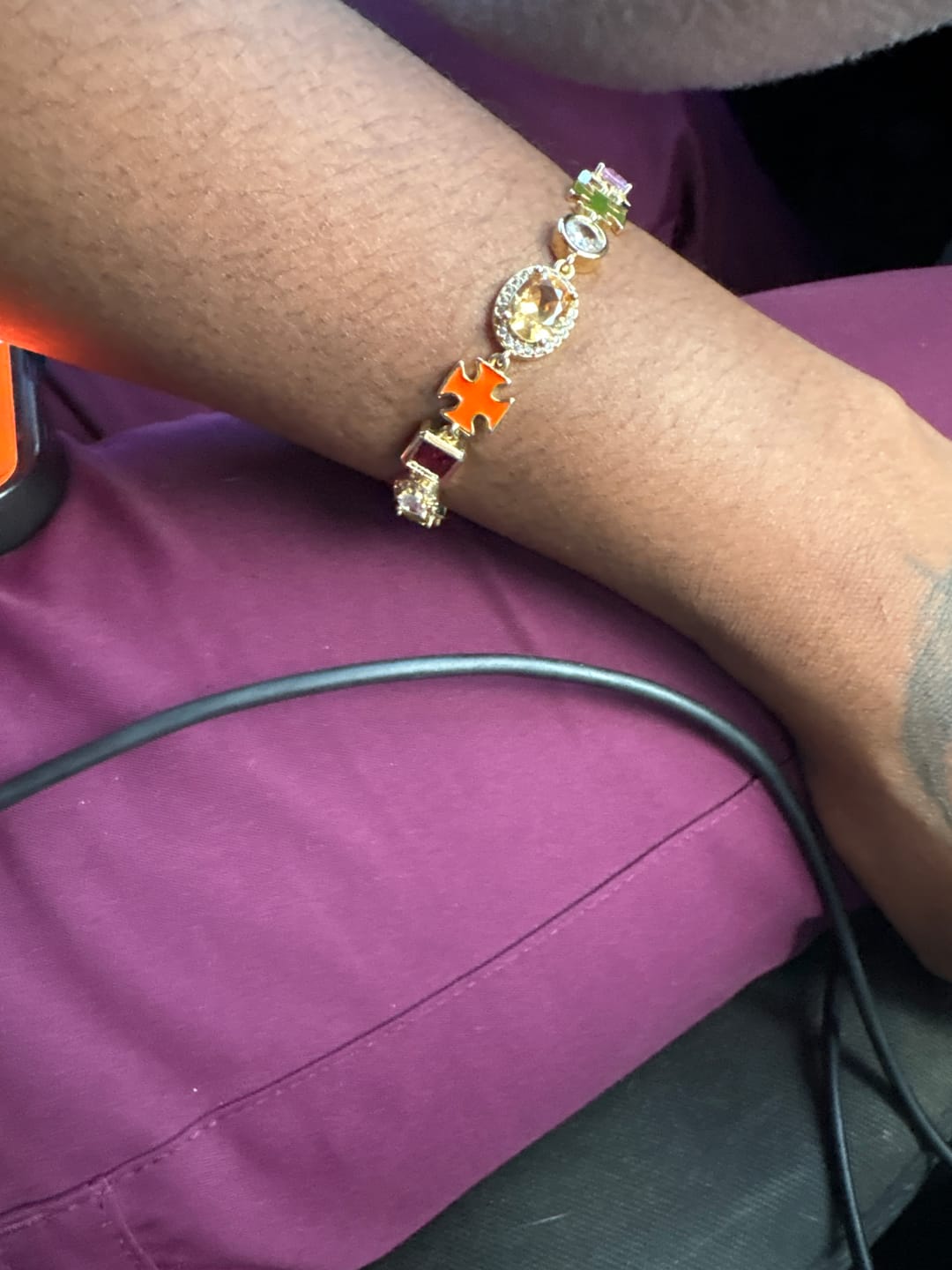 Customer photo review of Solstice Gemstone Bracelet