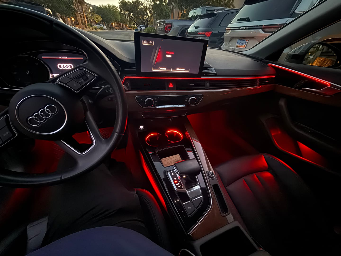 Customer photo review of Audi B9/B9.5 Technik+ Ambient Lighting Kit
