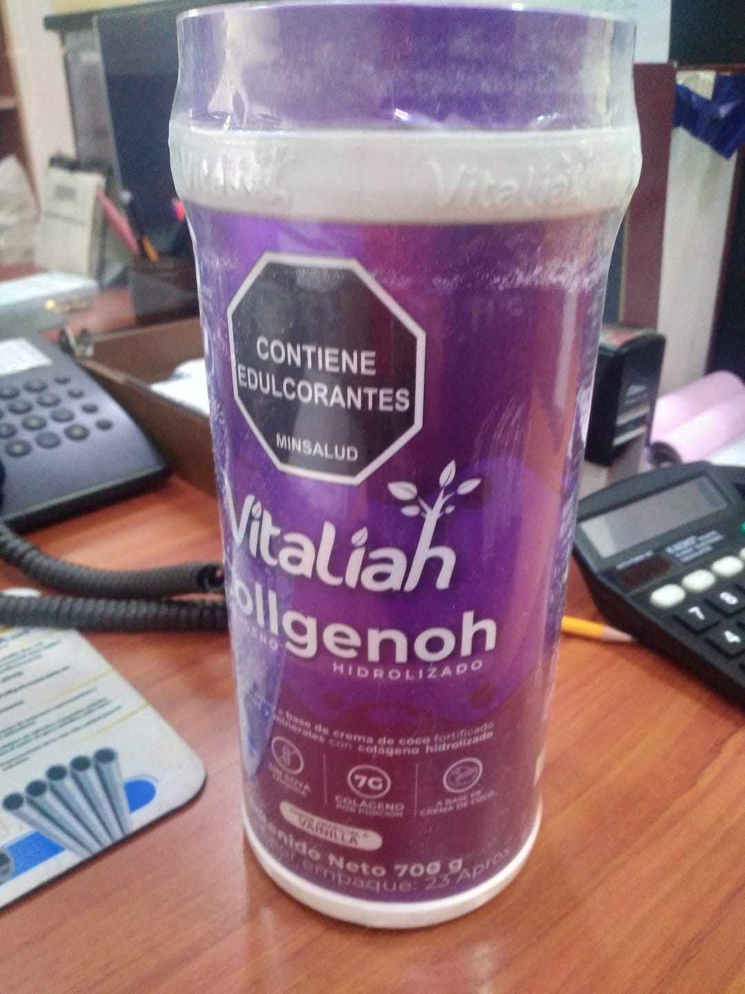 Customer photo review of Batido con Colágeno Hidrolizado sabor Vainilla y Coco - 700g