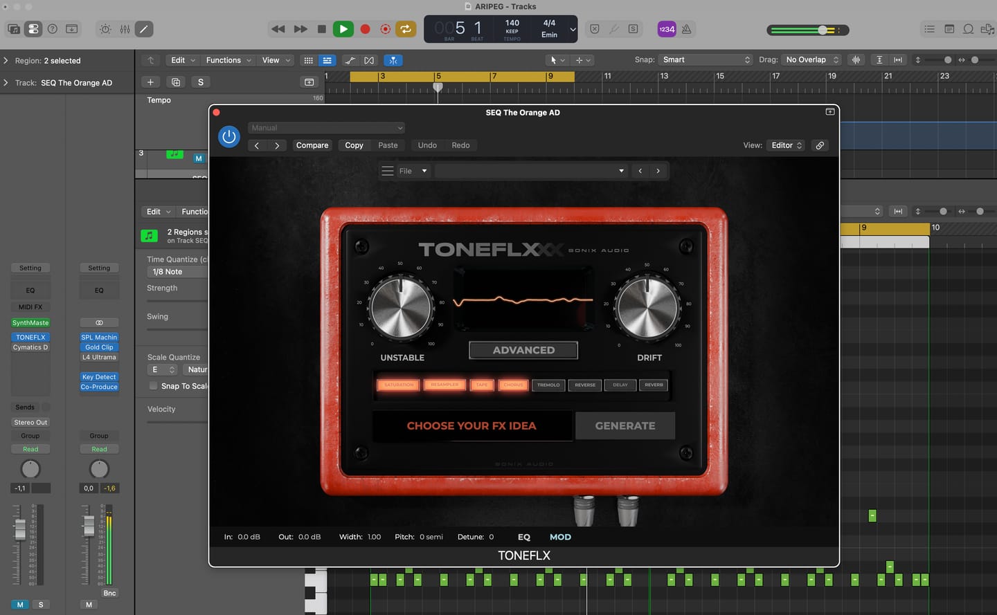 Customer photo review of TONEFLX PLUGIN + ARTIST SERIES V.001 EXPANSION