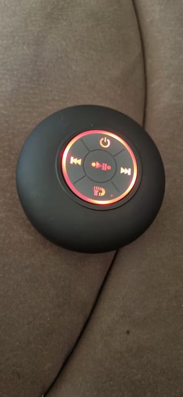 Customer photo review of Bluetooth Shower Speaker
