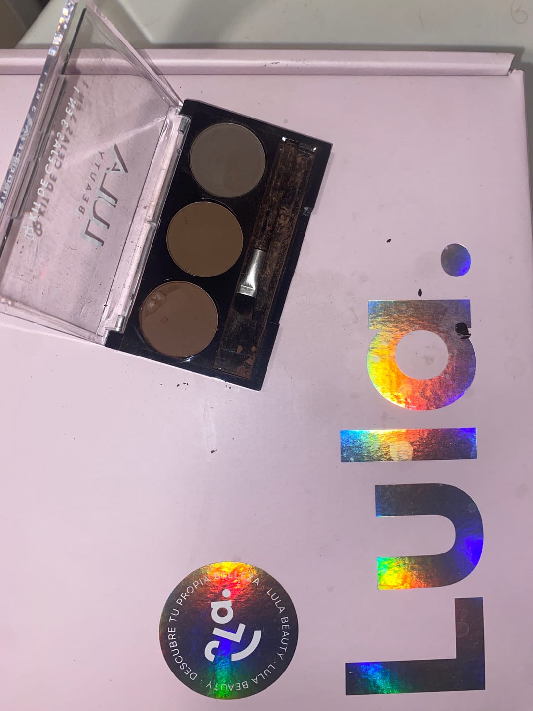 Customer photo review of Kit de cejas 3 en 1