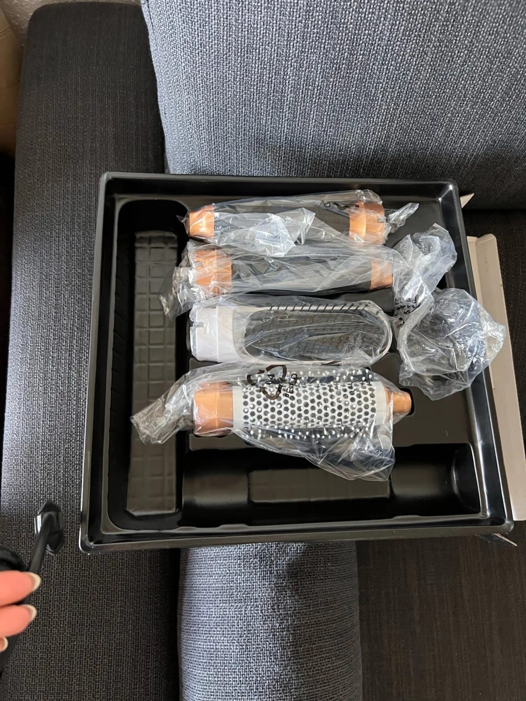 Customer photo review of 5 in 1 Hair Dryer Brush Set