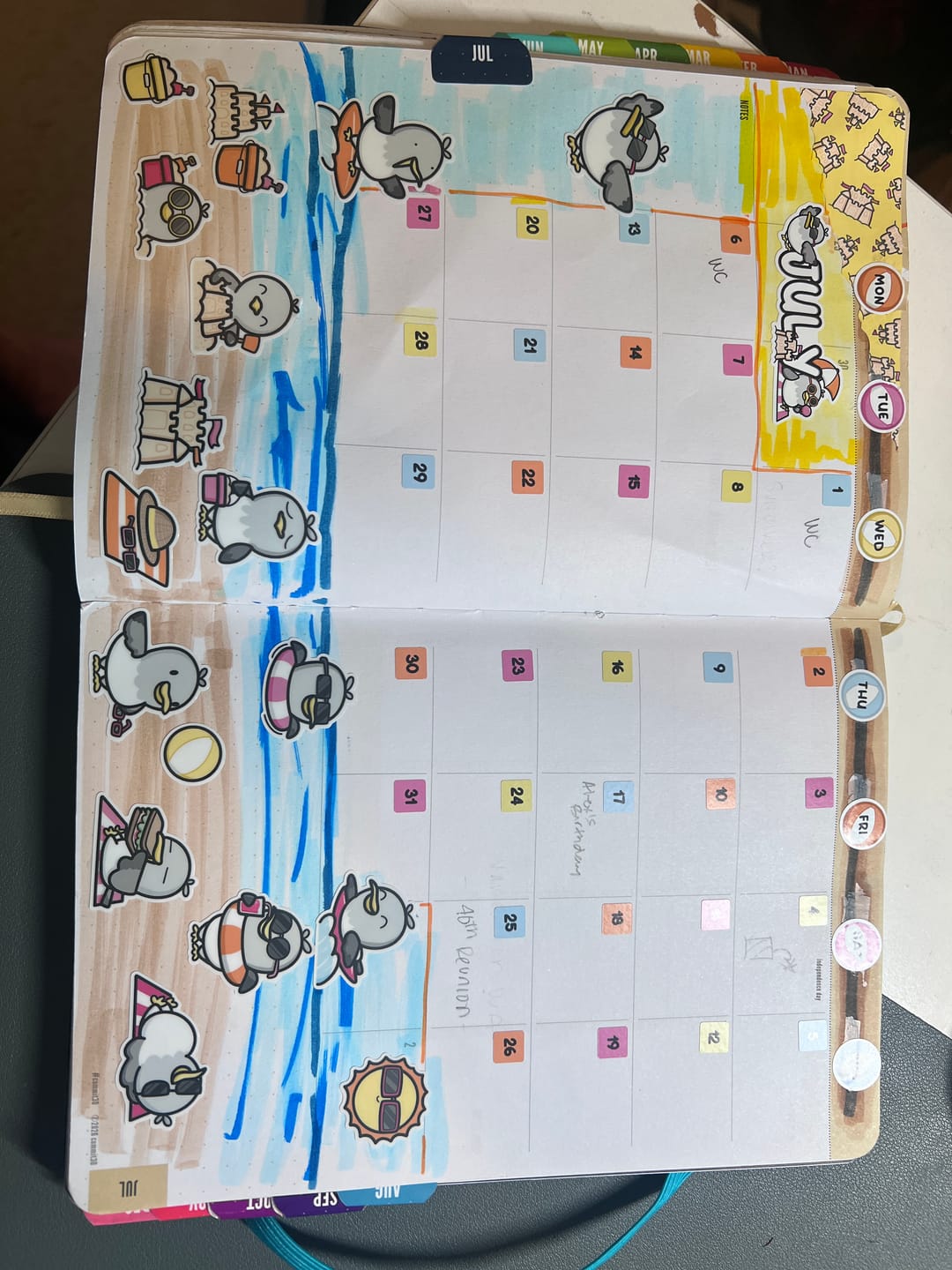 Customer photo review of Beach Birds Junk Journaling Kit