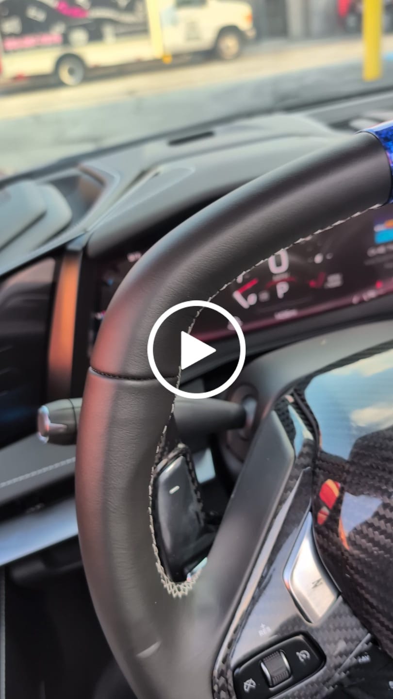 Customer video review of 2026+ C8 Corvette Real Carbon Fiber Center Console Cover | Interior Upgrade
