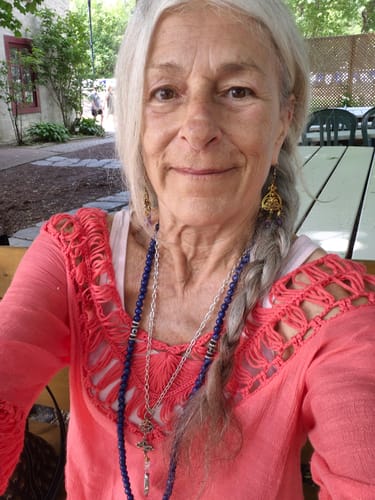 Customer photo review of Lapis Lazuli Third Eye Mala