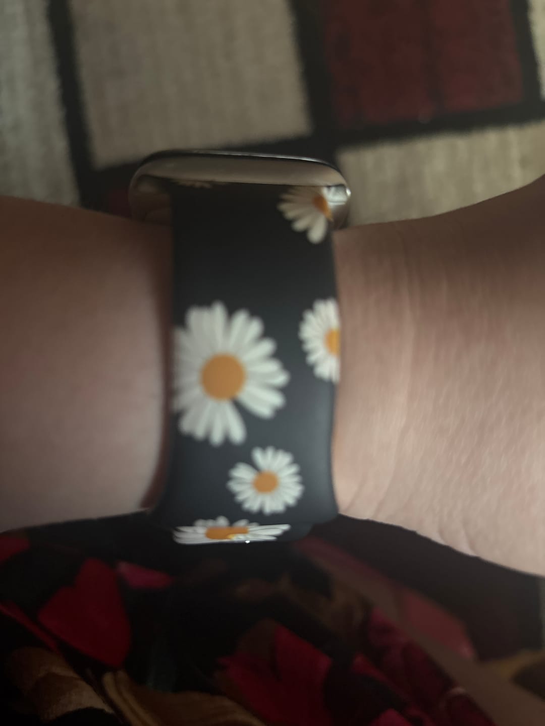 Customer photo review of Curea Ceas Apple Watch Silicon Chamomile
