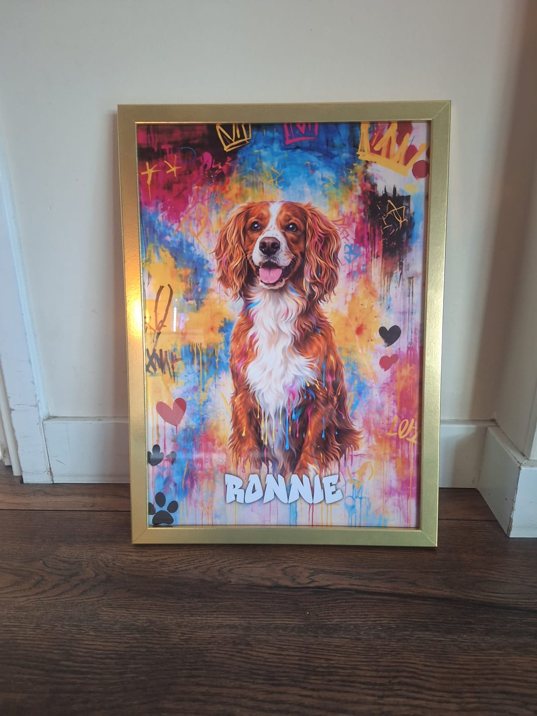 Customer photo review of Graffiti - Gepersonaliseerde Poster
