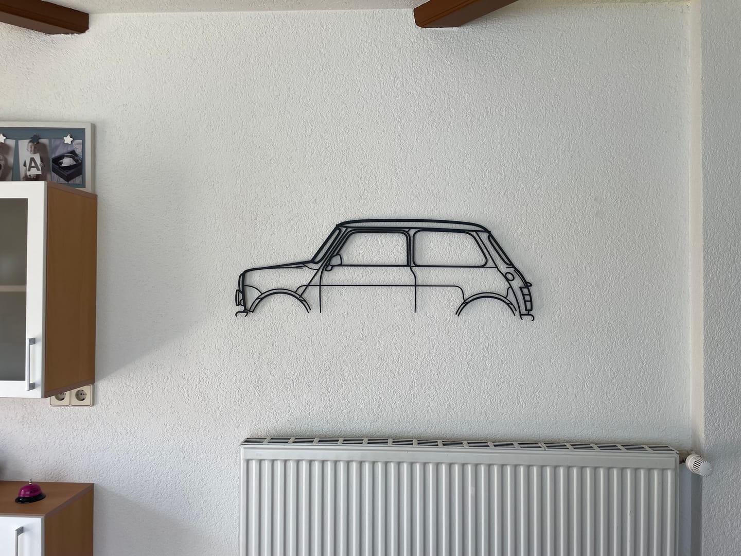Customer photo review of Mini Classic Silhouette Metal Wall Art