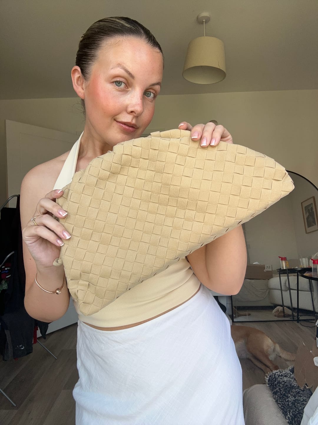 Customer photo review of Brushed Large Winnie Bag