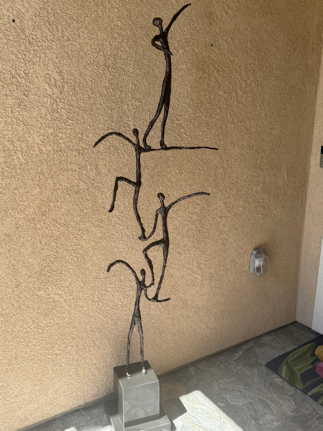 Customer photo review of Human Metal Sculpture #WH017