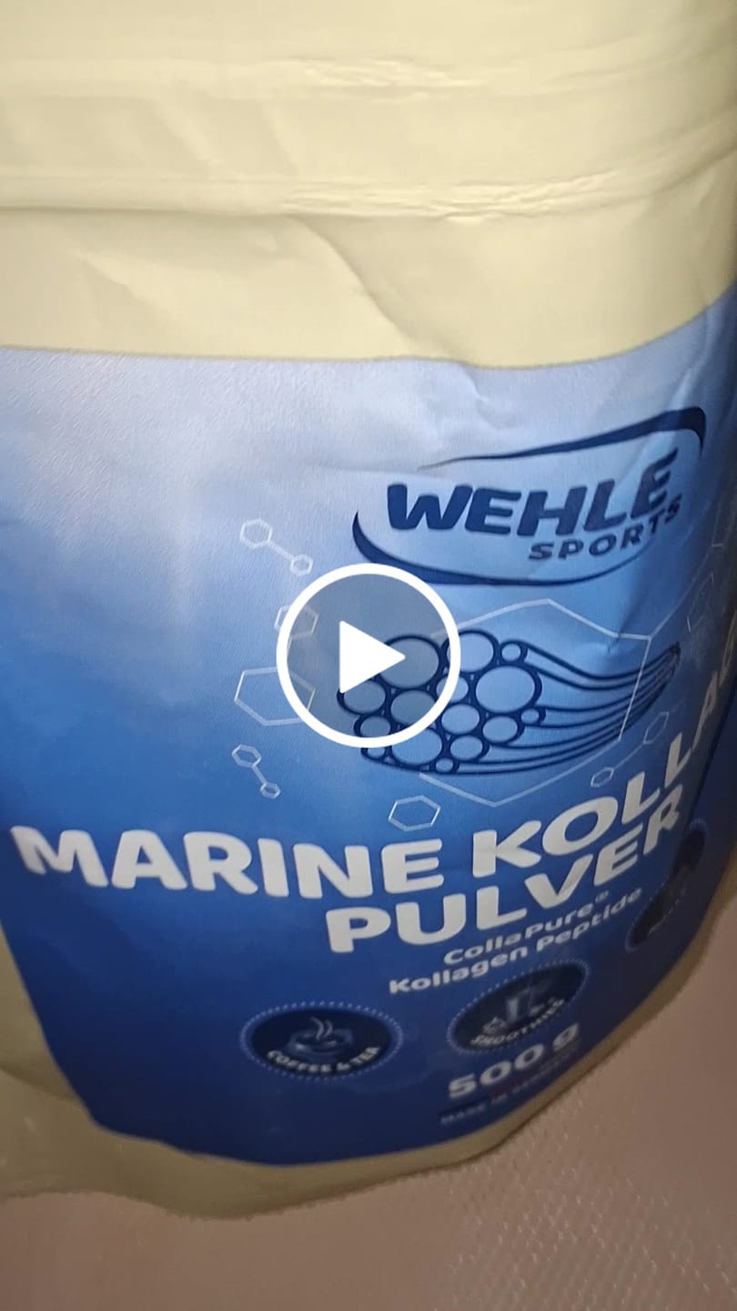 Customer video review of Marine Kollagen Collagen Peptide - 500g