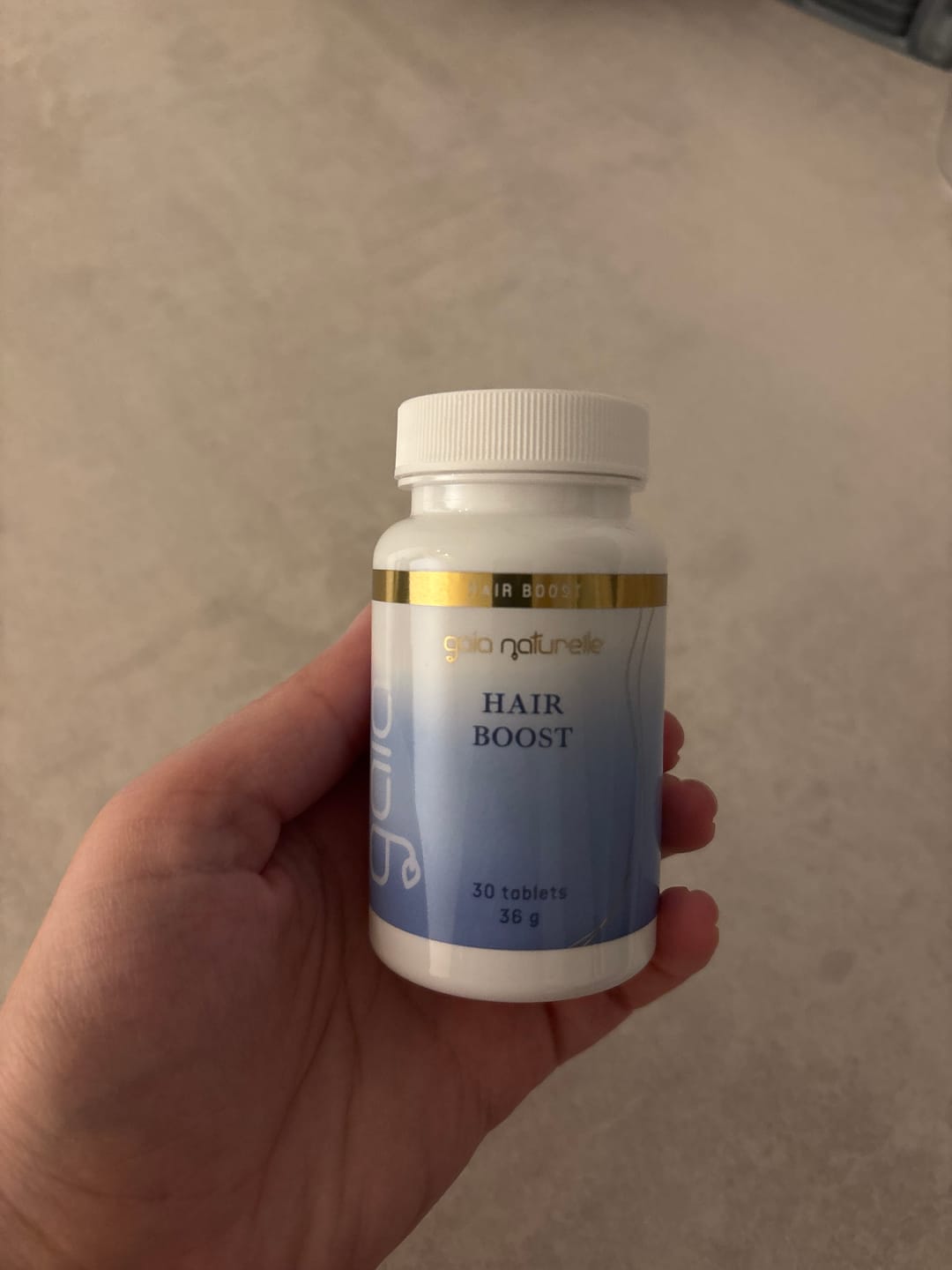 Customer photo review of Hair Boost