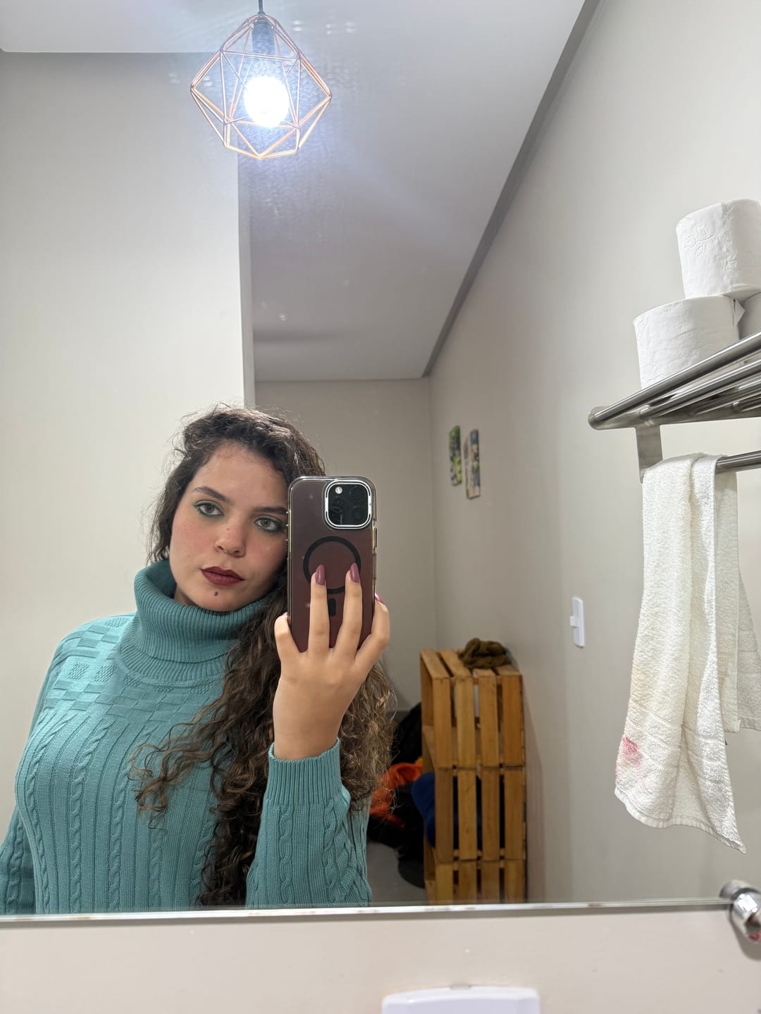 Customer photo review of Máscara Para Cílios Big No Panda Olive Green - Vizzela - Verde