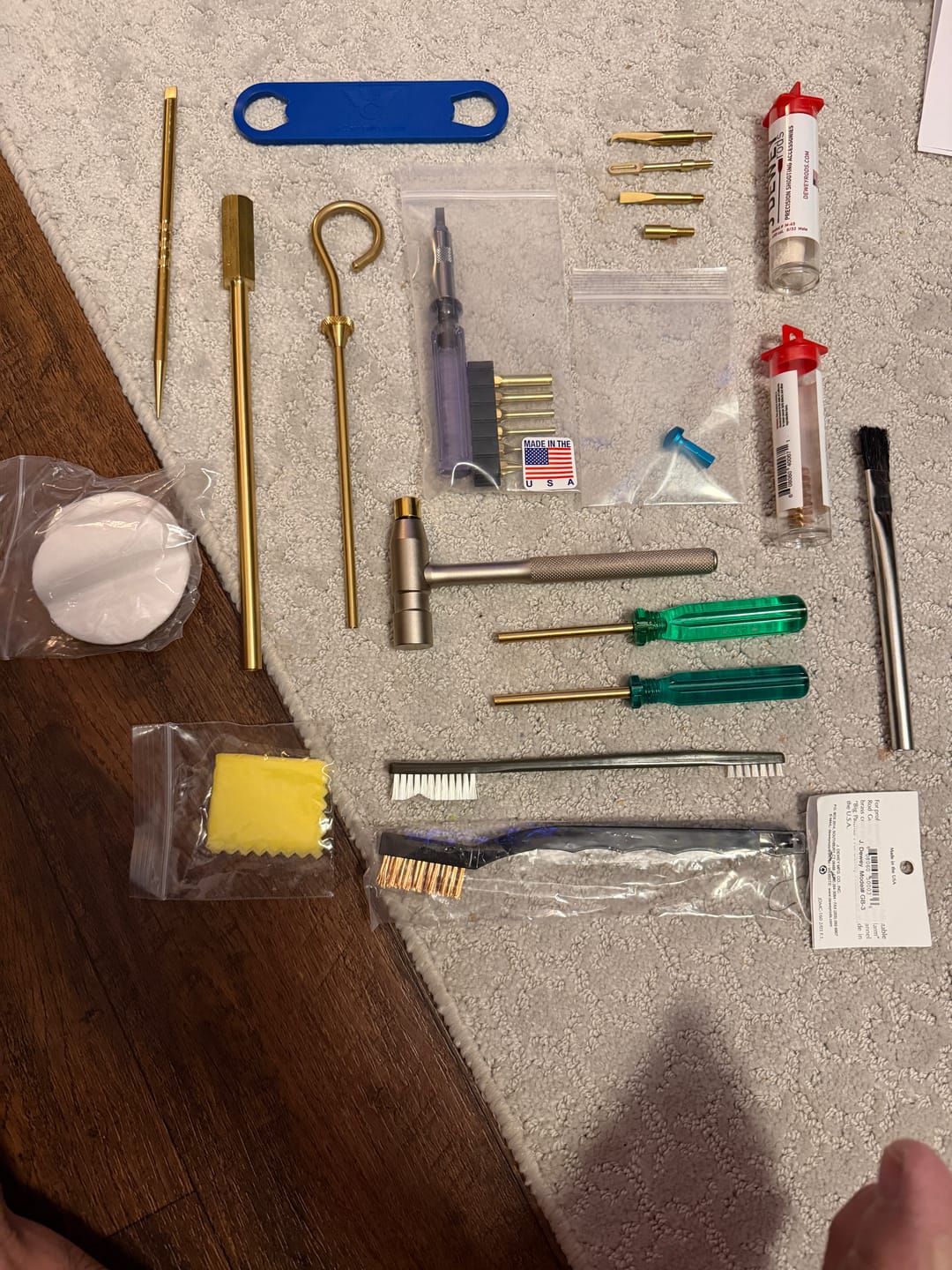 Customer photo review of Brass Pin Punch Set