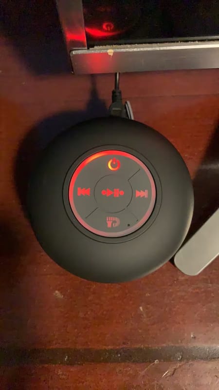 Customer photo review of Bluetooth Shower Speaker