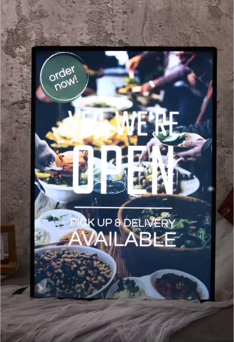 Customer photo review of LED Poster Frame — Turn Any Poster Into a Professional Display