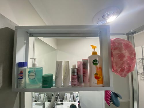 Customer photo review of Shower Shelf Caddy