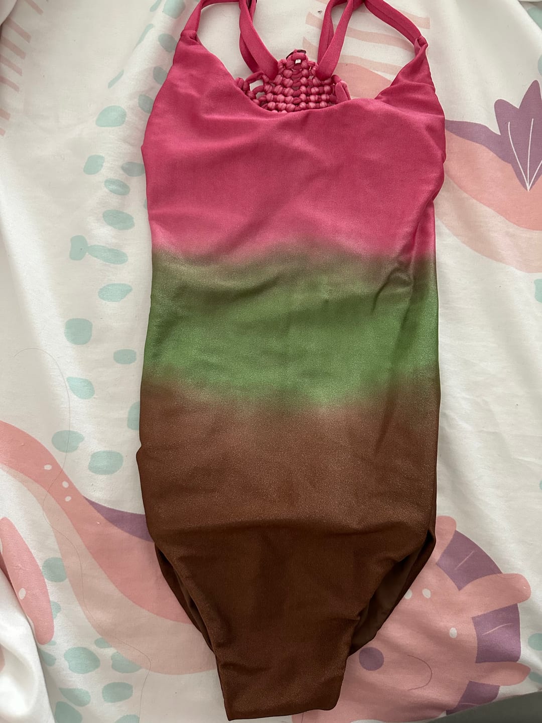 Customer photo review of Entero Sunreef Mini Rose + Green + Brown