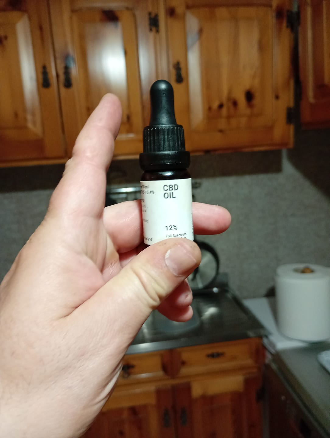 Customer photo review of Olio CBD 12% Full Spectrum
