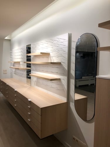 Customer photo review of Oval Mirror No. 3 | 150 x 50 cm