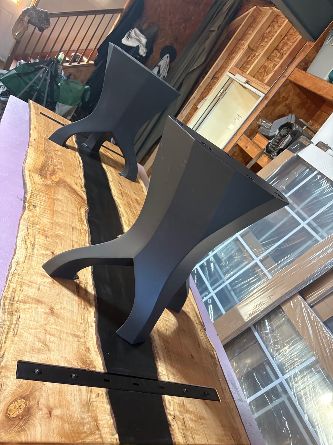 Customer photo review of Metal Table Legs 413 | 451 Ramo 28.2" H for DIY Projects (Only 1 Leg)