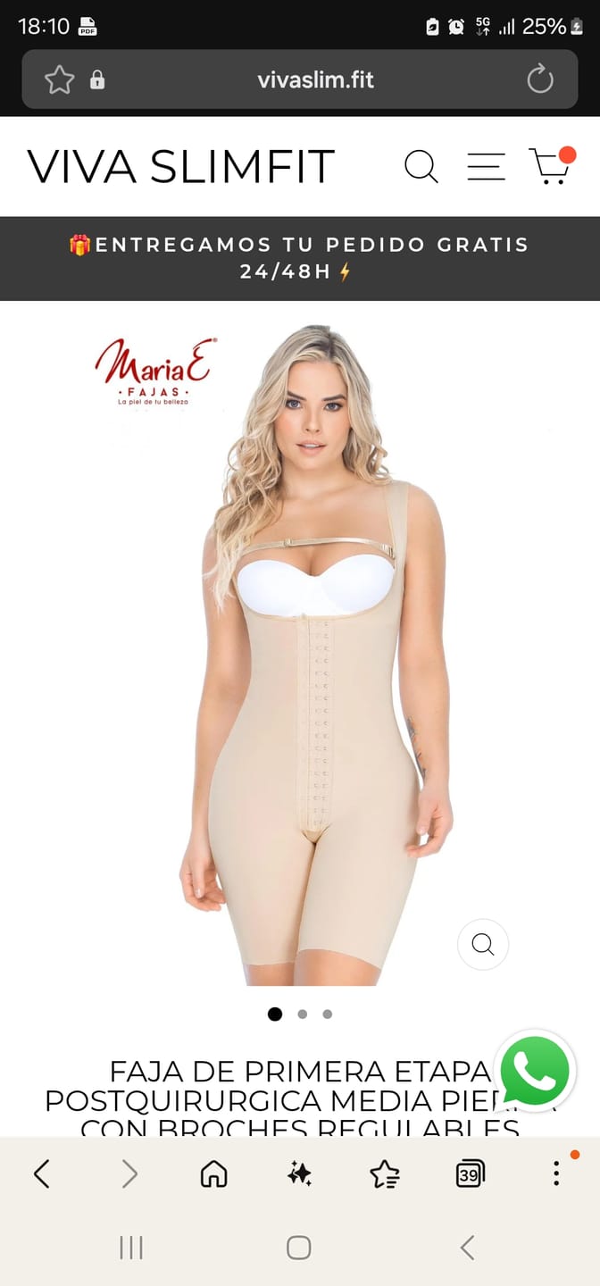 Customer photo review of FAJA COLOMBIANA REDUCTORA PITBULL SHORT LEVANTACOLA PARA MUJER