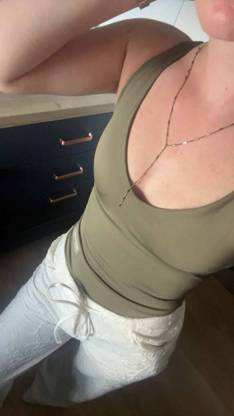 Customer photo review of LABEL BODYSUIT SAGE