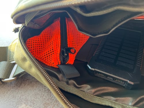 Customer photo review of Trinket Pouch, hook back