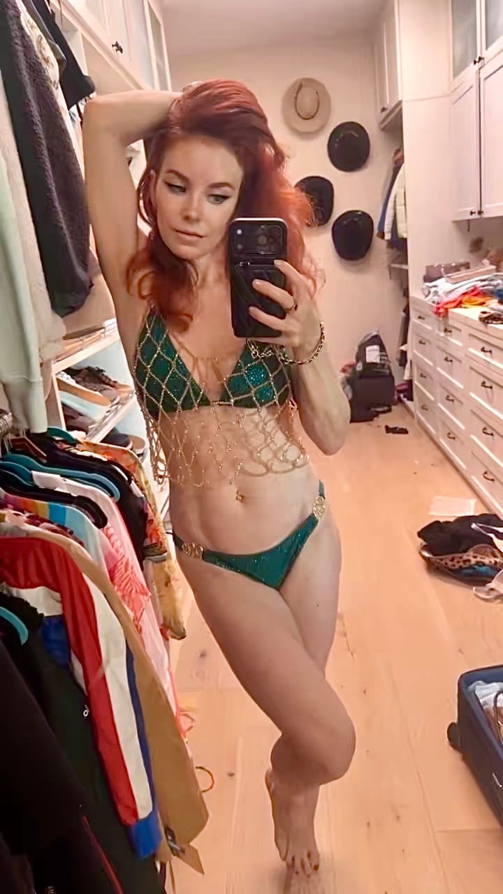 Customer photo review of Seashore Crystal Crop Top