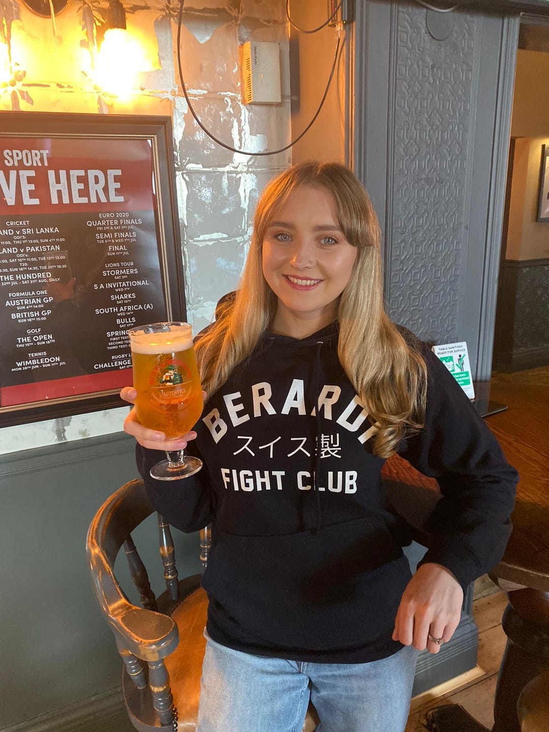 Customer photo review of Berardi Fight Club Hoodie