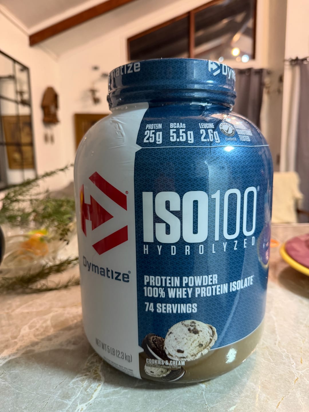 Customer photo review of ISO 100 Dymatize Proteína Hidrolizada y Aislada