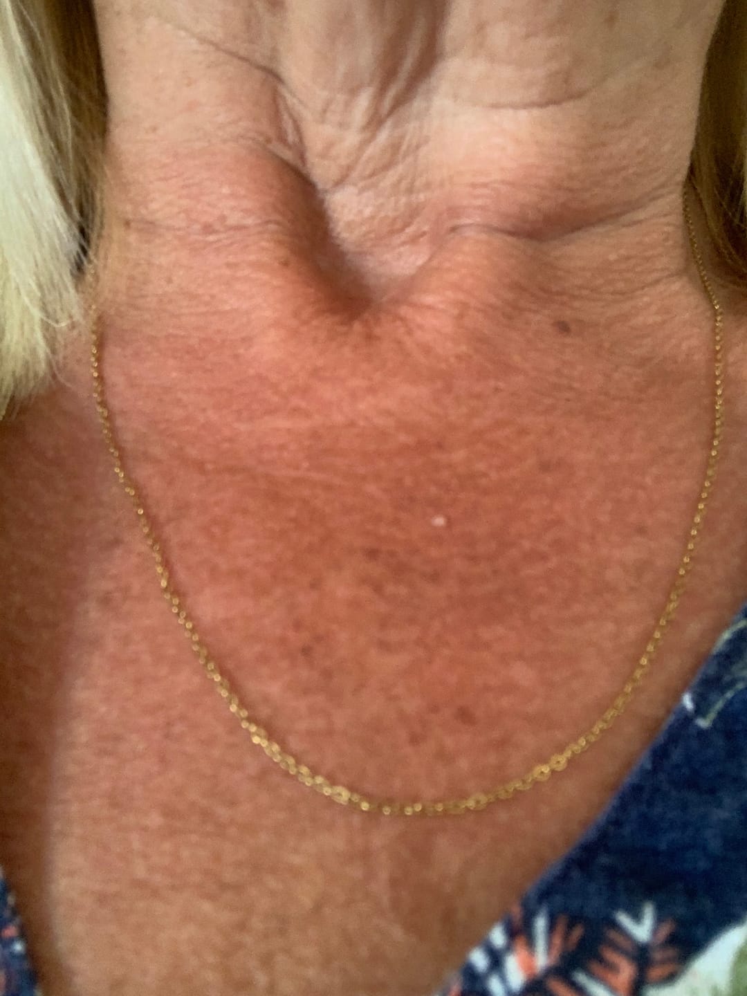 Customer photo review of Cross Necklace
