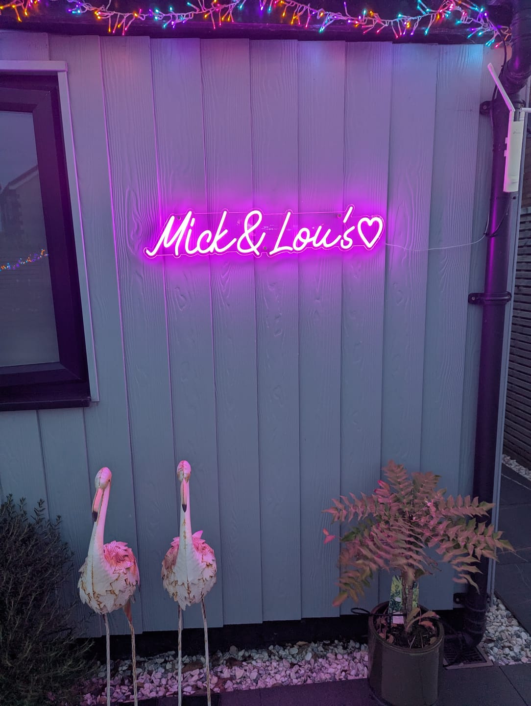 Customer photo review of Custom Neon: Mick & Lou's