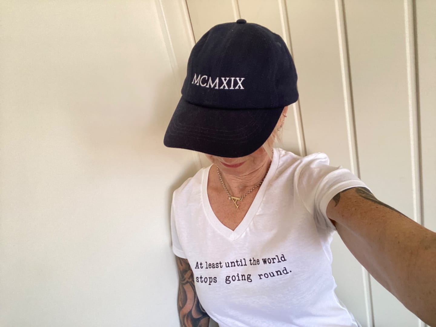 Customer photo review of World Stops T-Shirt