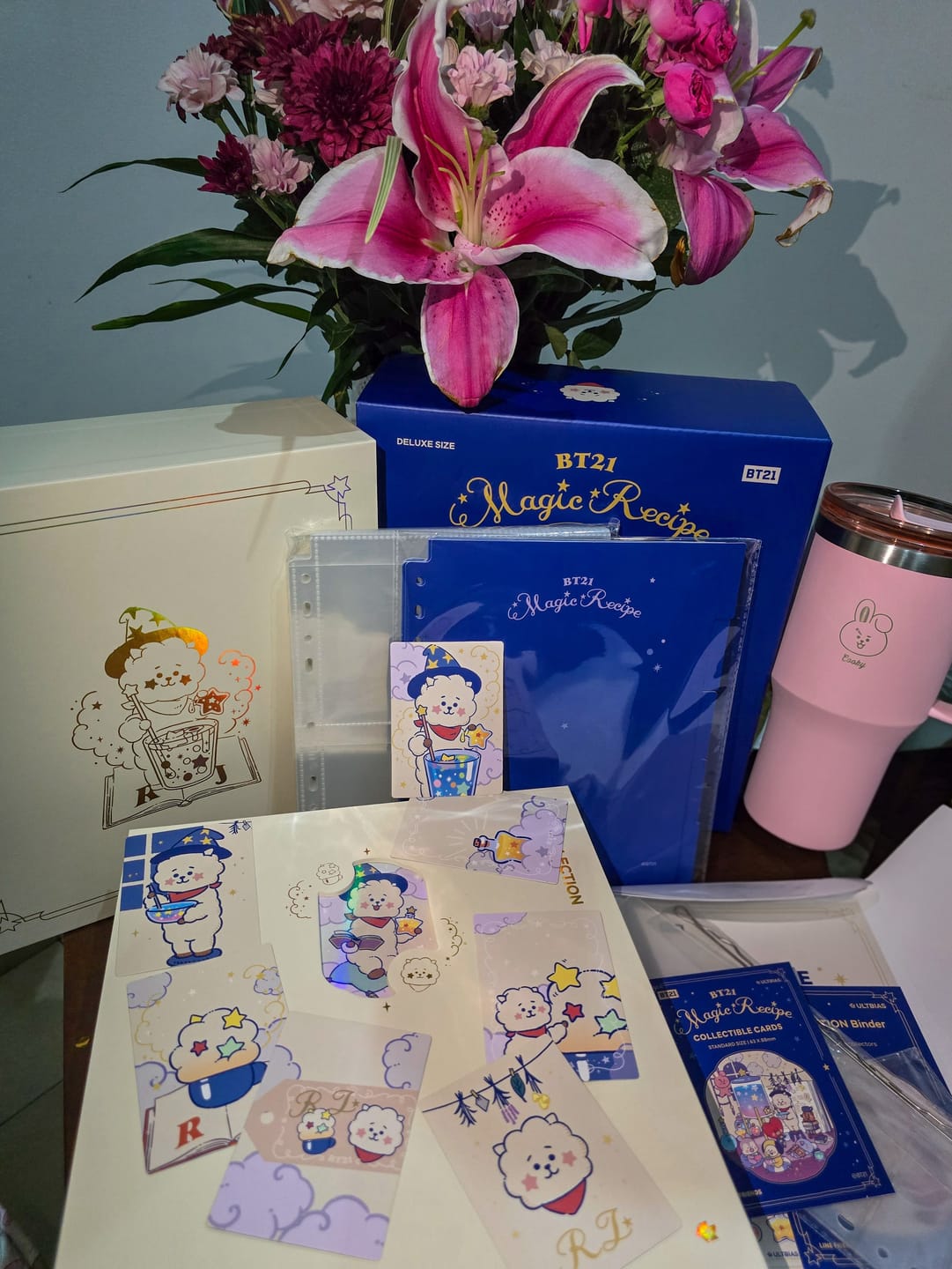 Customer photo review of BT21 with ULTBIAS  - RJ - A5 myCOLLECTION - Complete Set