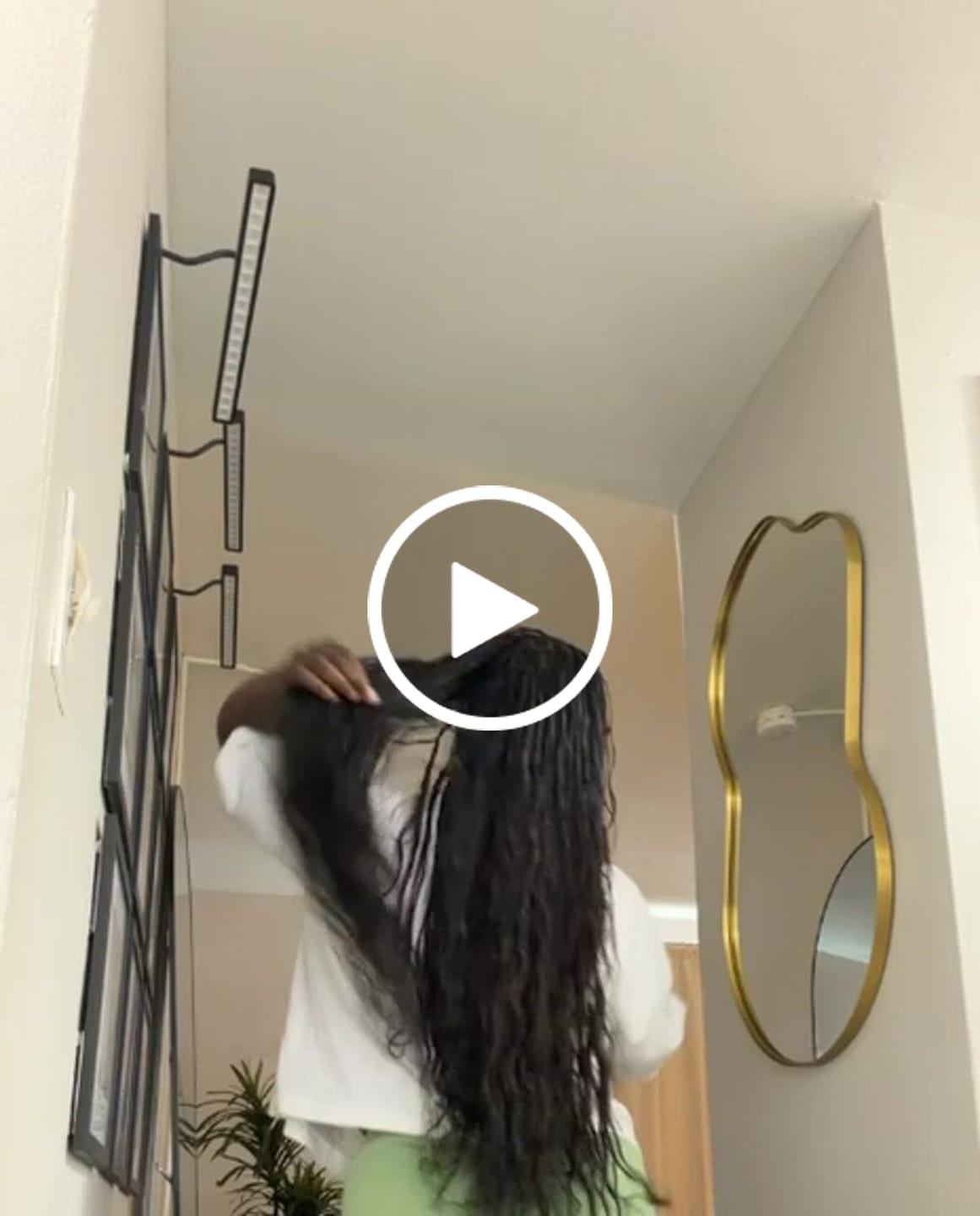 Customer video review of Double Drawn Burmese Body Wave Human Braiding Hair