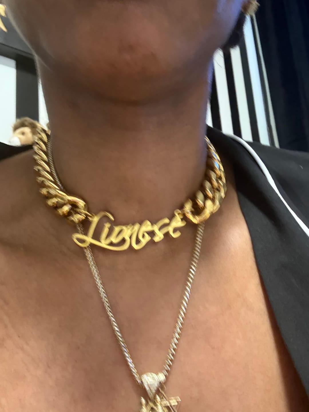 Customer photo review of Custom | Adorn Cuban Necklace (16mm)