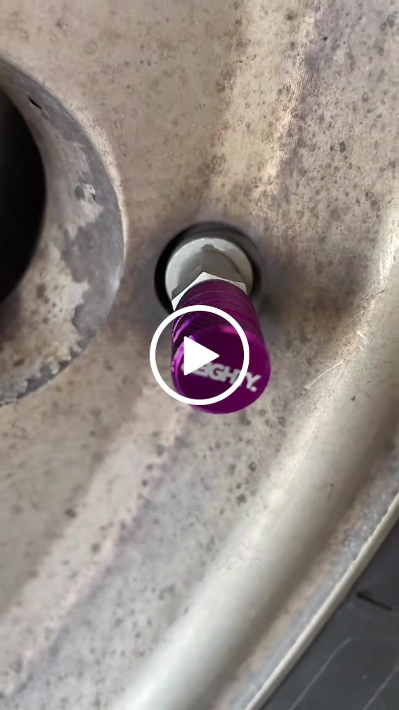Customer video review of 80Eighty® Purple Valve Stem Caps
