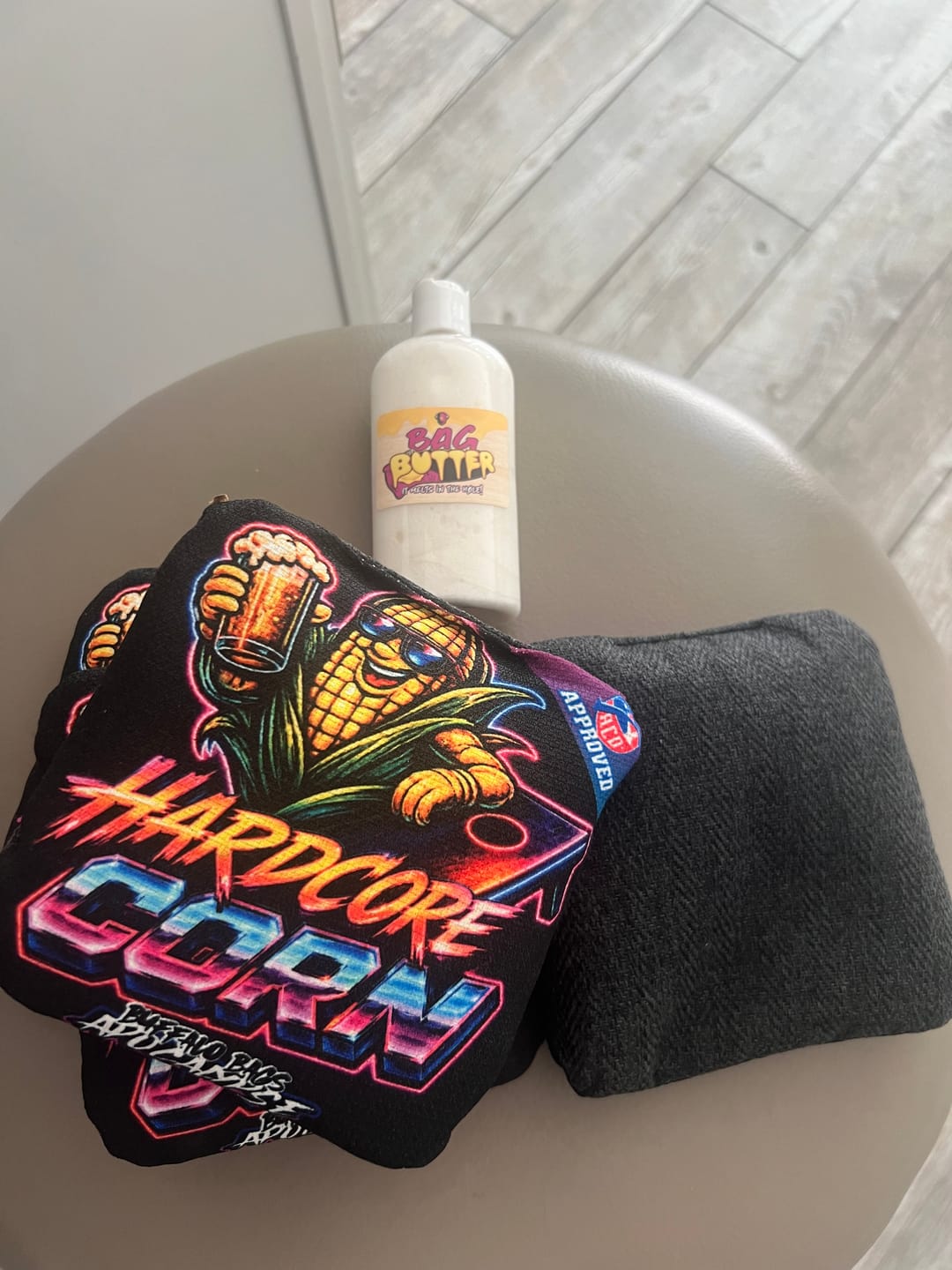 Customer photo review of Customizable Cornhole Bags