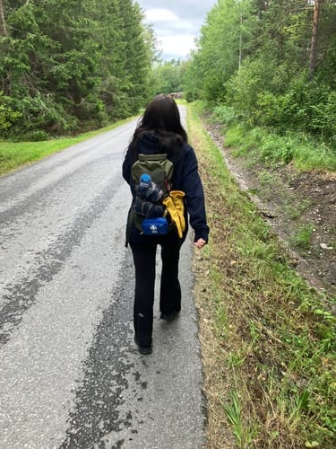 Customer photo review of Hatka 12L backpack