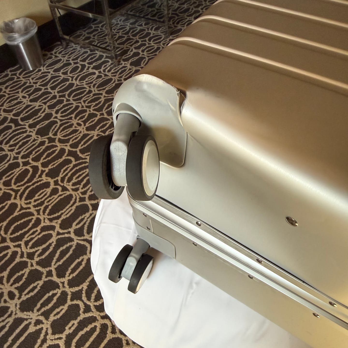 Customer photo review of Check-in: Aluminum 28"