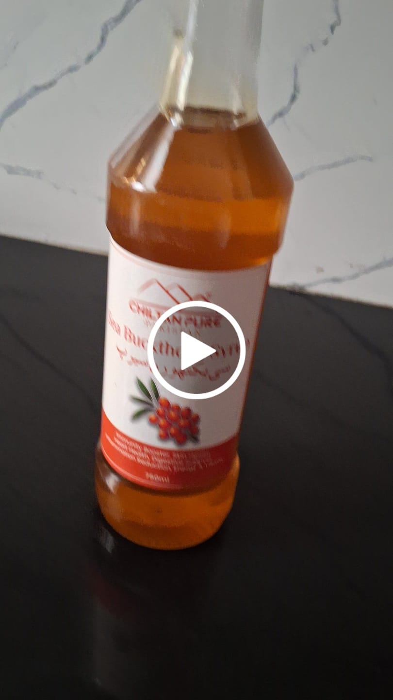 Customer video review of Sea Buckthorn Syrup / سی بکتھورن شربت / Sea Buckthorn Sharbat
