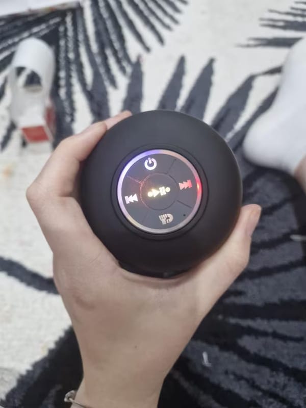 Customer photo review of Bluetooth Shower Speaker