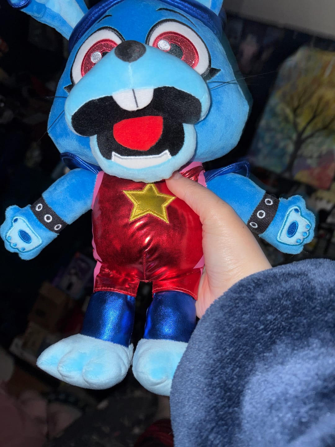 Customer photo review of Five Nights at Freddy's - Glamrock Bonnie Collector's Plush
