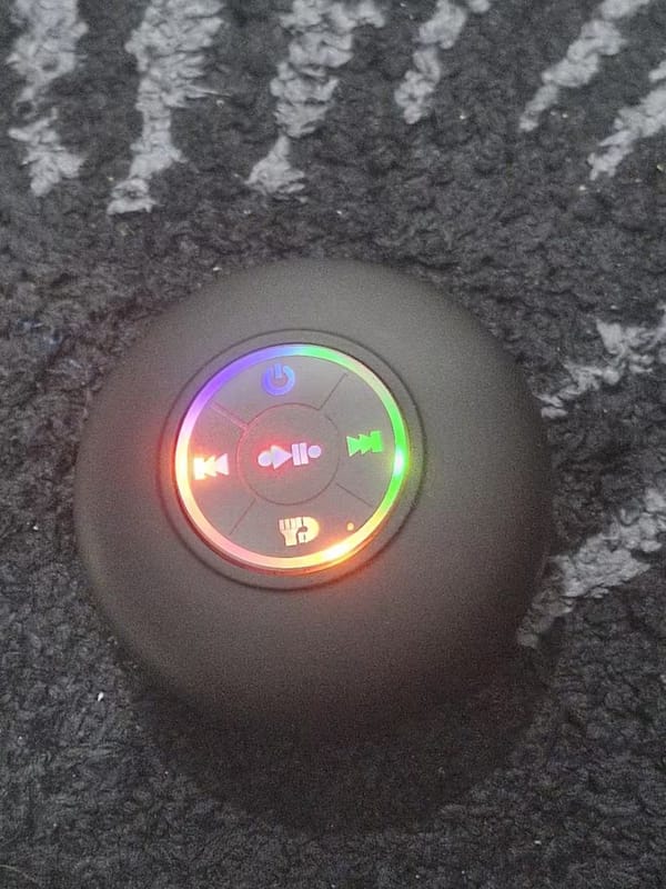 Customer photo review of Bluetooth Shower Speaker