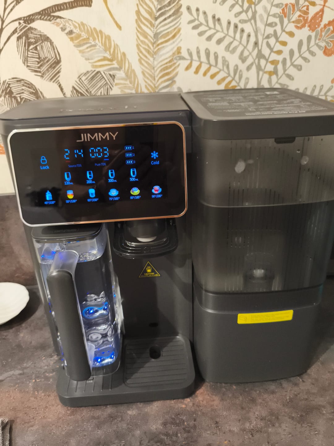 Customer photo review of R9 Pro Smart Countertop Reverse Osmosis Water Purifier