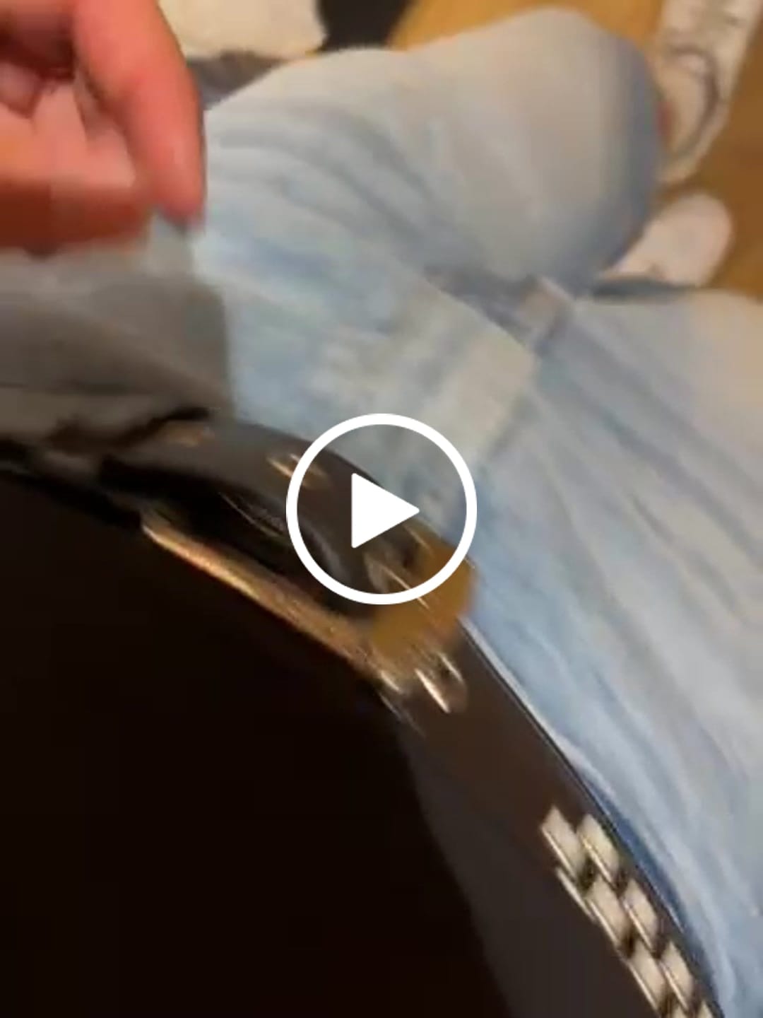 Customer video review of Checkered Belt Black