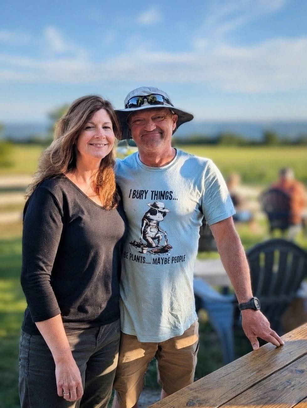 Customer photo review of I Bury Things T-Shirt