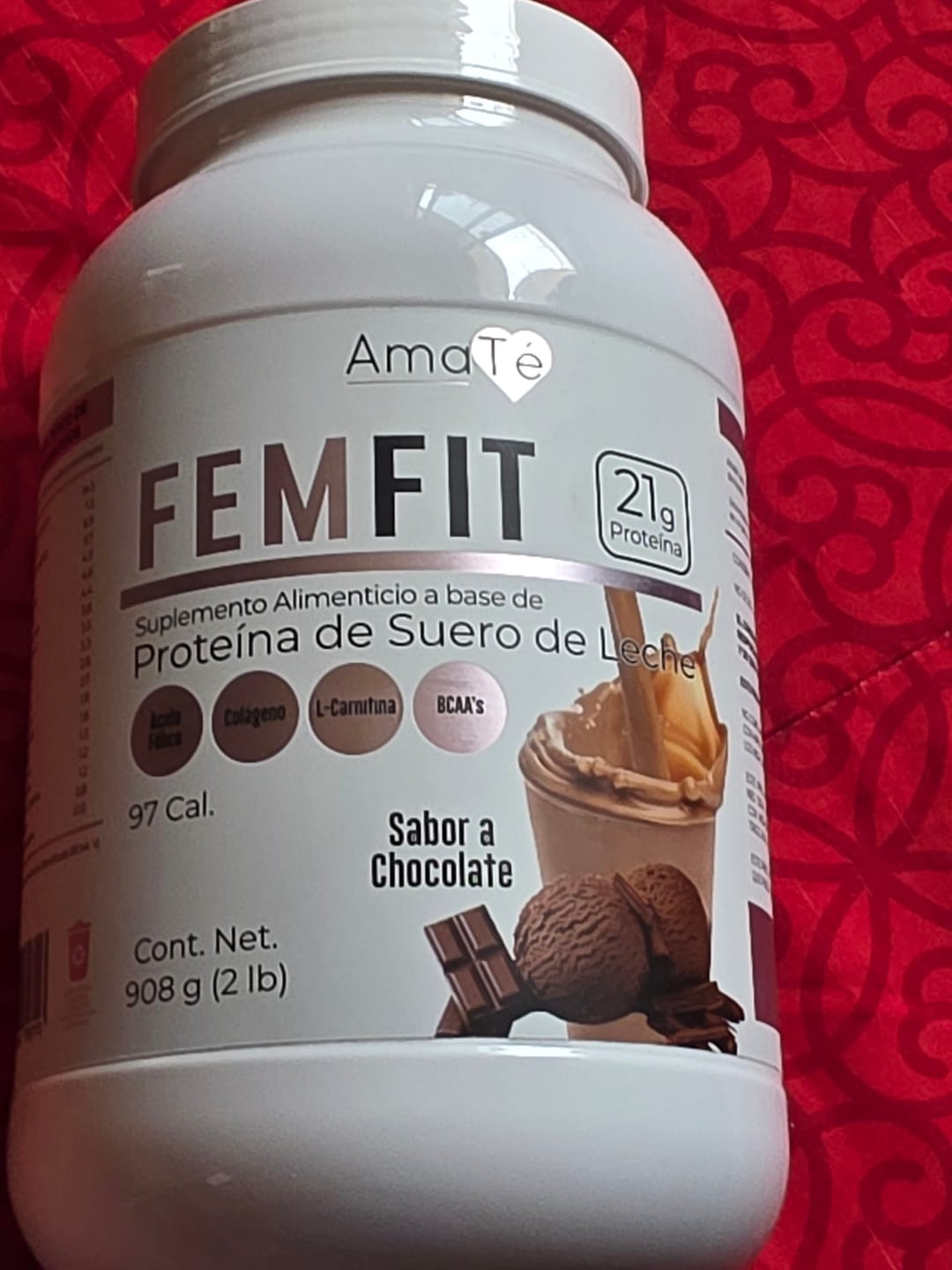 Customer photo review of Proteína FEMFIT